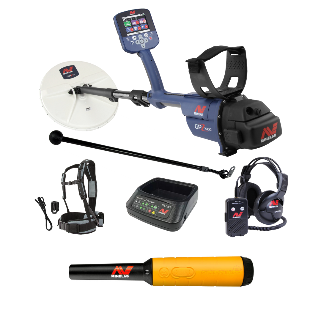 Minelab GPZ 7000 Gold Metal Detector With Pro Find 35 PinPointer