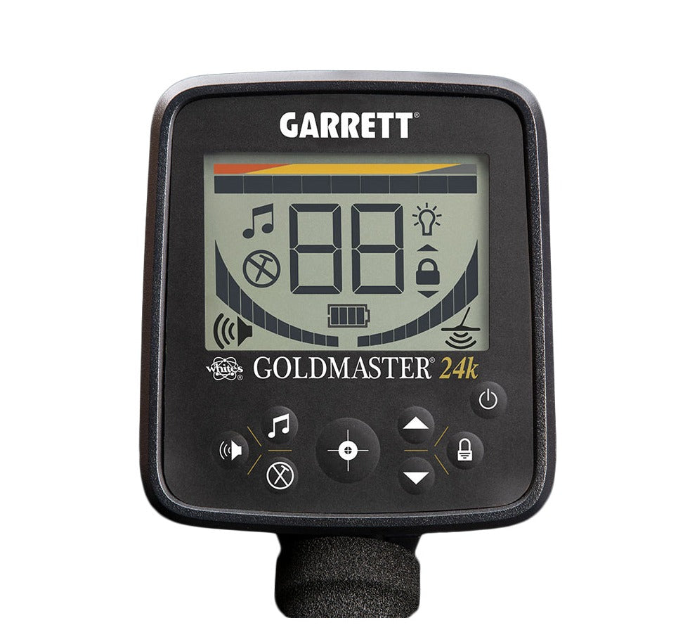 GARRETT Goldmaster 24k Metal Detector with 6" x 10" DD Waterproof Searchcoil