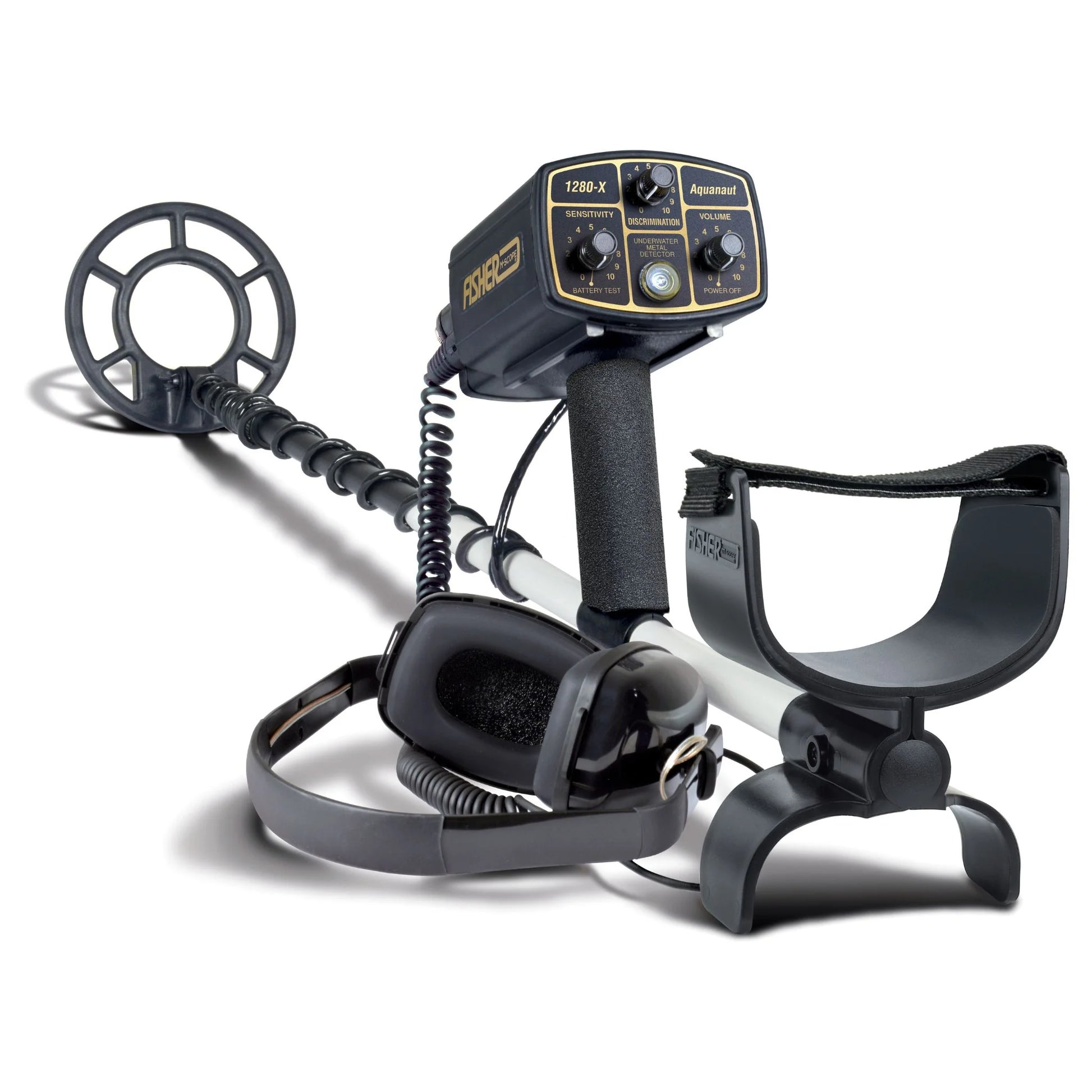 Fisher Labs 1280X Aquanaut Metal Detector with 8" Search Coil