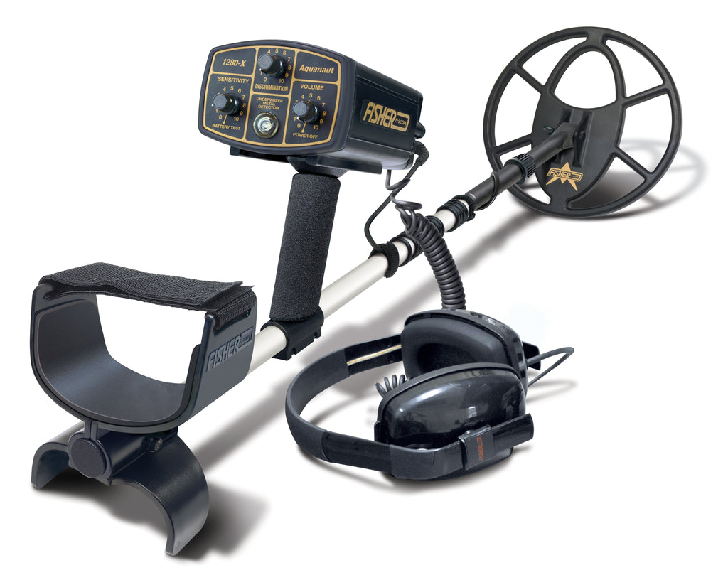 Fisher Labs 1280X Aquanaut Metal Detector with 10" Search Coil