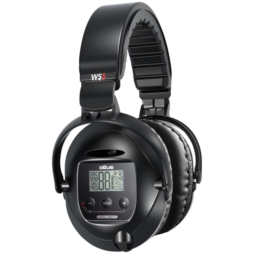 XP Deus Full Metal Detector with 11" Search Coil, Remote Control and WS5 Headphones