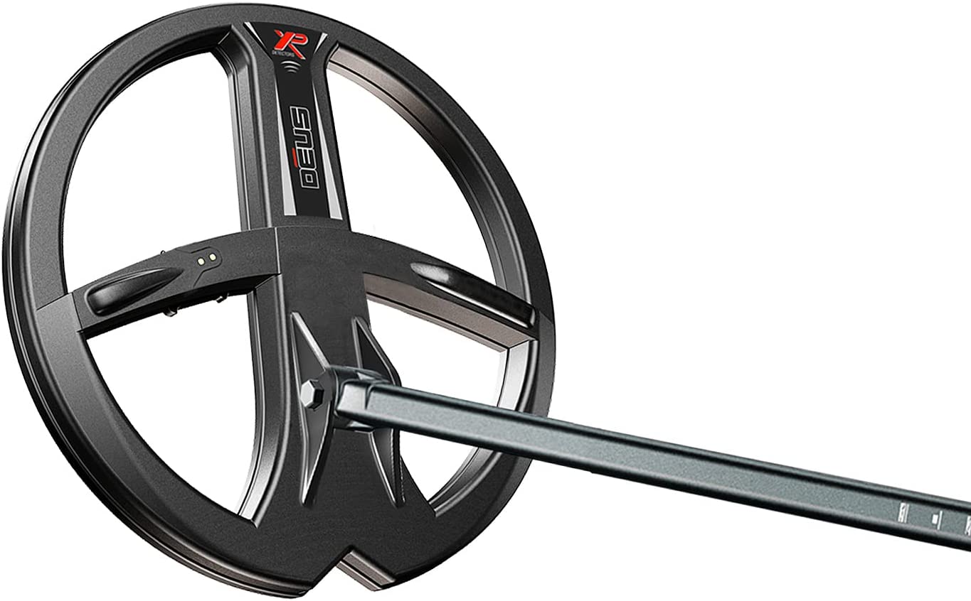XP Deus Full Metal Detector with 9" Search Coil, Remote Control and WS5 Headphones