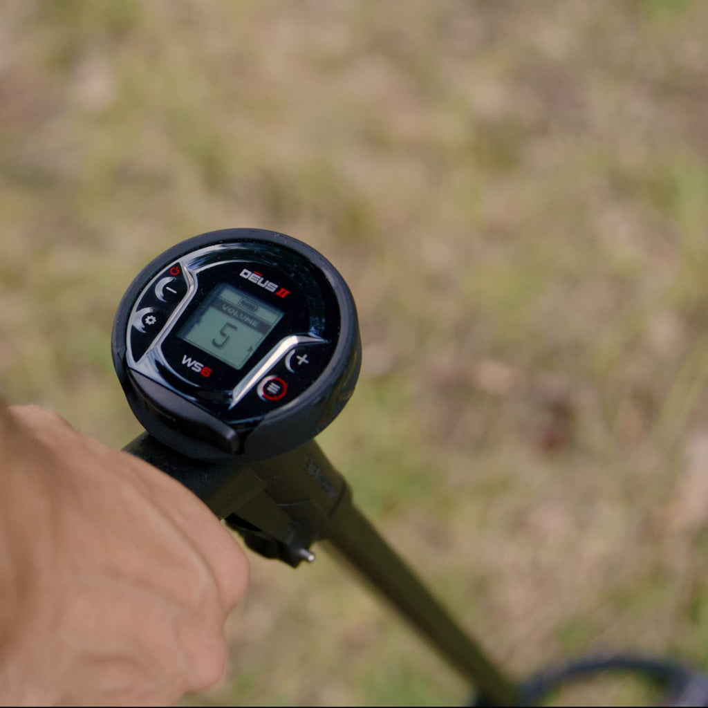 XP Deus II WS6 Master Metal Detector with 9" FMF Search Coil and WS6 Headphones