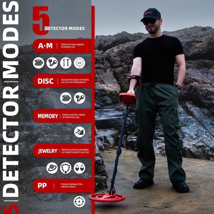Pancky PK0075 Metal Detector with 10" Coil