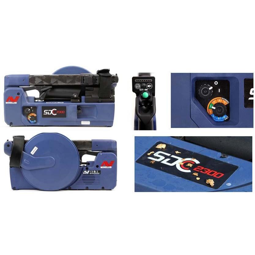 Minelab SDC 2300 Waterproof Gold Metal Detector With SDC Carry-on Bag