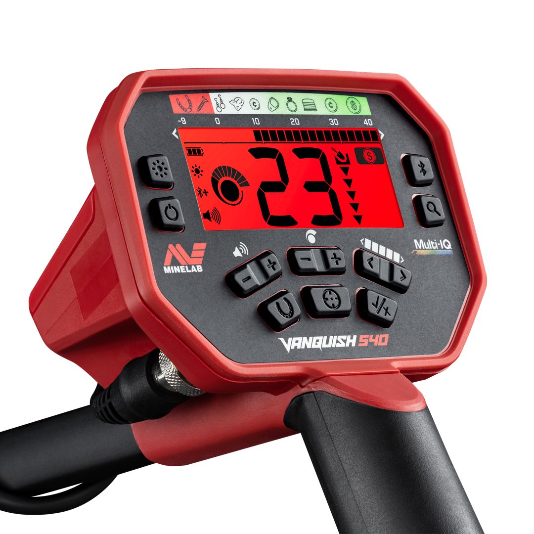Minelab Vanquish 540 Metal Detector Pro Pack With 8" and 12" Coils