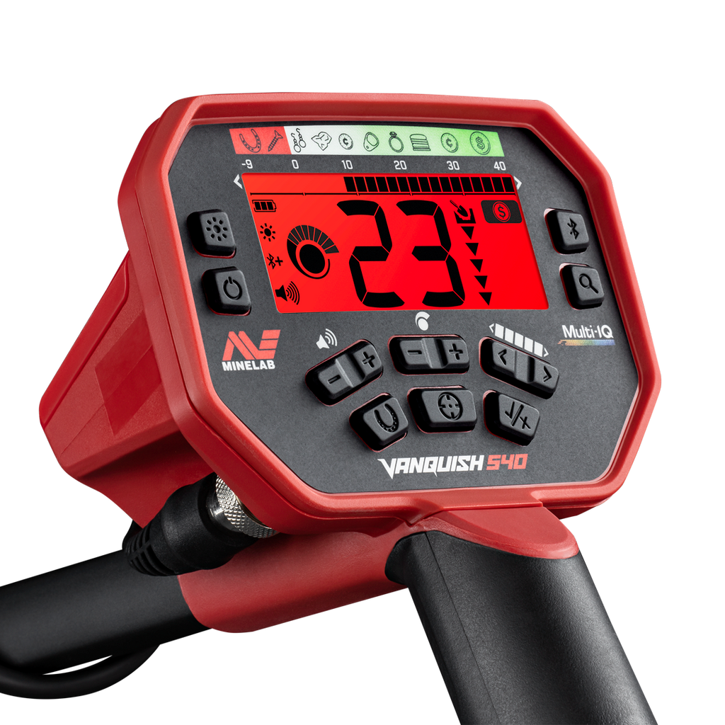 Minelab Vanquish 540 Metal Detector With 12" DD Search Coil