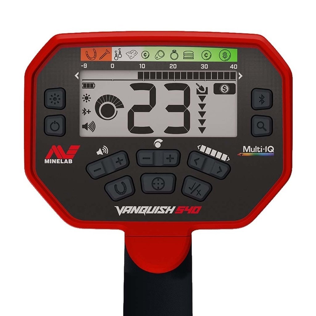 Minelab Vanquish 540 Metal Detector With 12" DD Search Coil