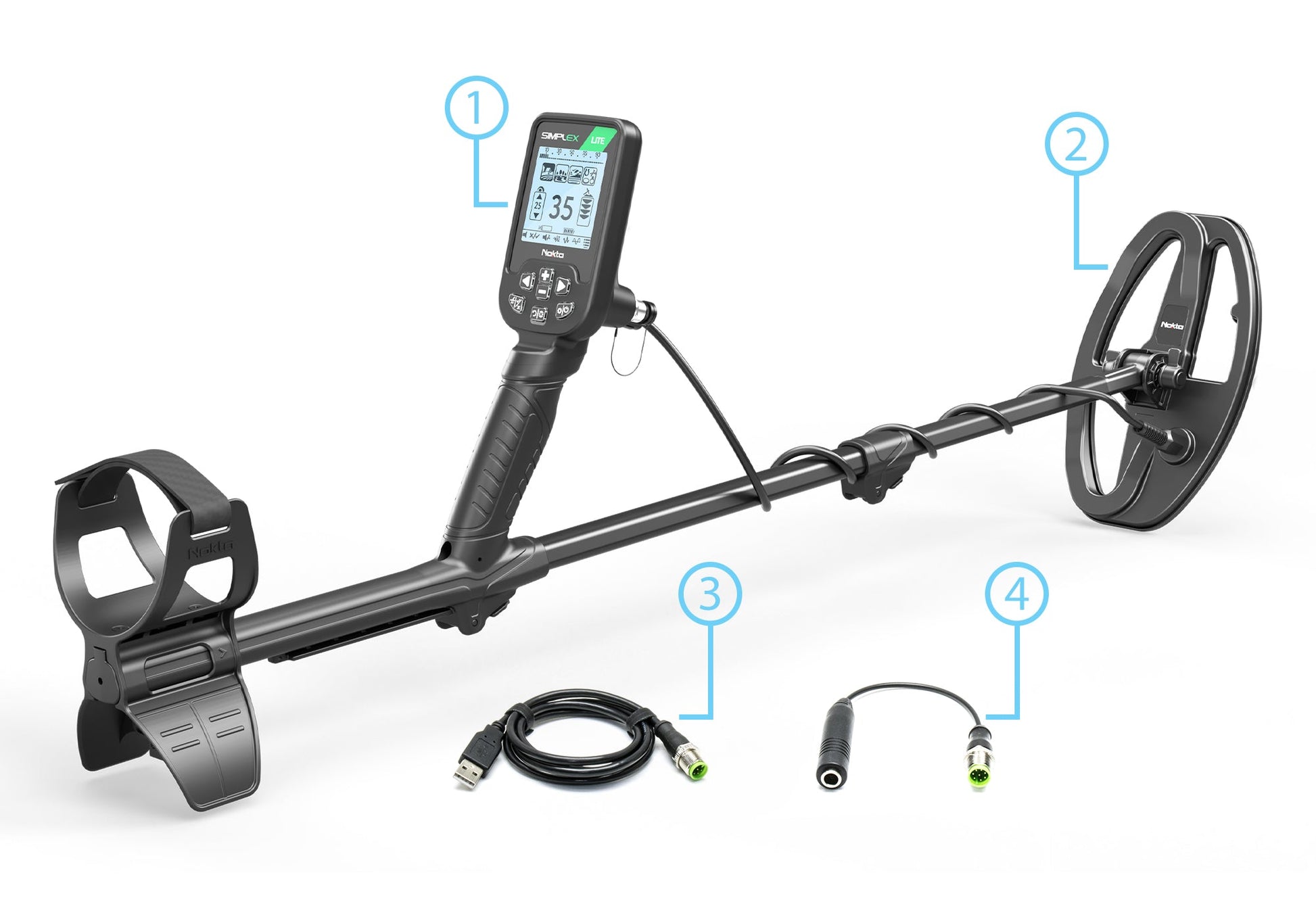 NOKTA Simplex Lite Waterproof Metal Detector