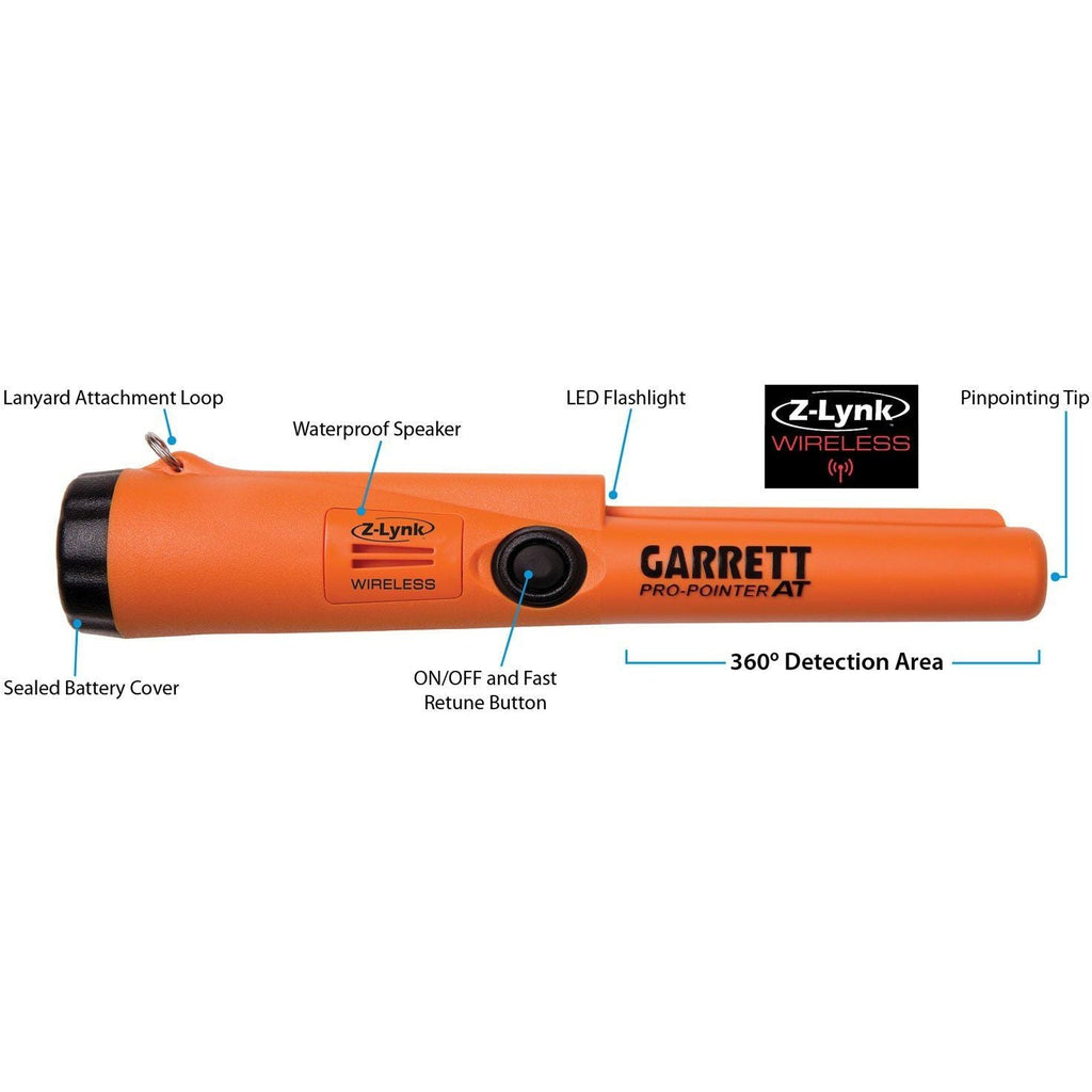 Garrett Pro-Pointer AT Waterproof Pinpointer with Z-Lynk